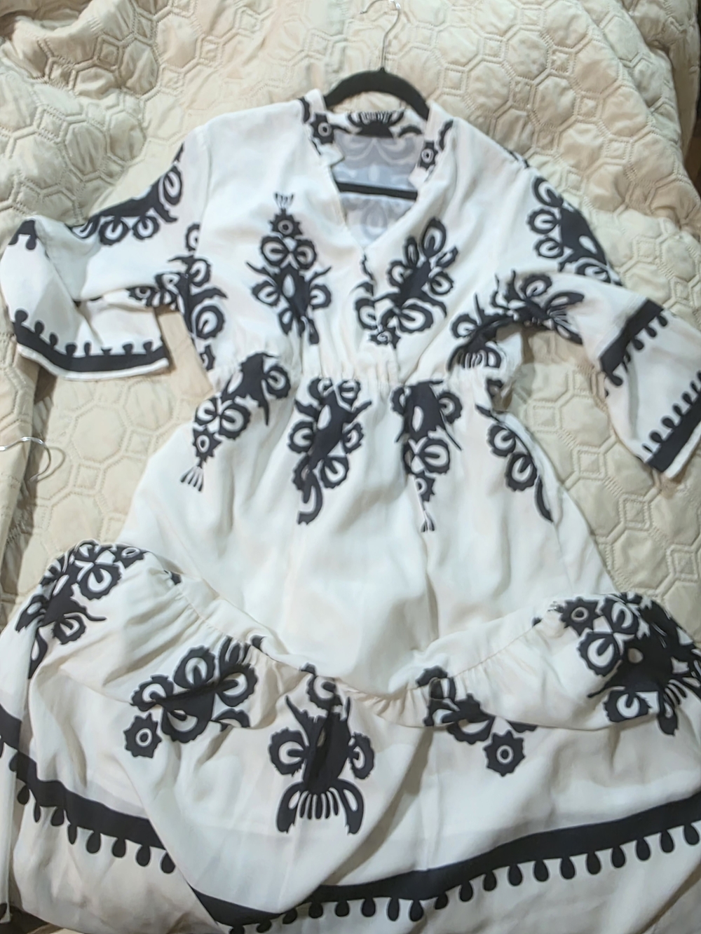 V-Neck Boho Dress